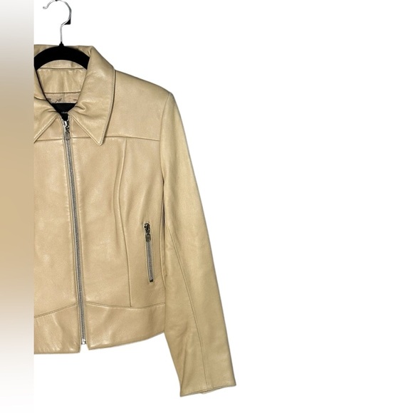 Identify Lace Up Cream 100% Leather SZ 10 - Picture 2 of 9